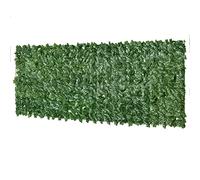 Outsunny Haie Artificielle Brise-Vue décoration Rouleau 3L x 1H m Feuillage réaliste Anti-UV Vert