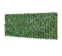 Outsunny Haie artificielle brise-vue rouleau 3L x 1H m feuillage réaliste anti-UV vert (Vert G)