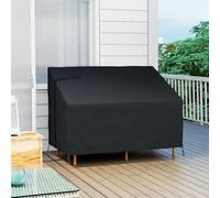 Outsunny Housse de canapé exterieur étanche, housse de banc de jardin 600D tissu oxford, 140 x 84 x 56/94 cm, noir