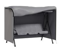 Outsunny Housse de Protection Balancelle 3 Places 2,05x1,24x1,64m Gris