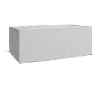 Outsunny Housse de protection en tissu Oxford 600D pour meubles de jardin en rotin, imperméable, anti-UV, gris, 210 x 140 x 80 cm