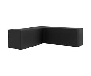 Outsunny Housse de Protection Étanche d'Angle 250L x 250l x 79H cm Noir | Housse Salon de Jardin d'Angle, 420D Oxford Tissu, Bâche Extérieur, Imperméable, anti-UV