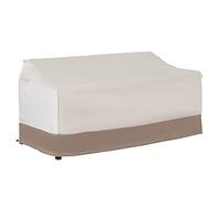 Outsunny Housse de Protection imperméable pour Banc 3 Places 218 x 111 x 63/101 cm S02 Beige/Café