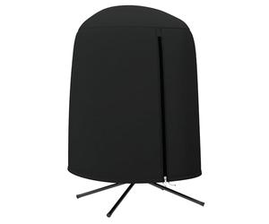 Outsunny Housse de protection pour fauteuil suspendu de jardin, bâche imperméable avec fermeture éclair, housse en tissu Oxford - Ø128 x 190H cm, noir