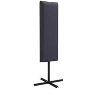 Outsunny Housse de protection pour parasol déporté - Résistante aux intempéries - Avec tige - Fermeture éclair - Pour parasol de 2 à 4 m - Φ60 x 160 cm - Gris foncé