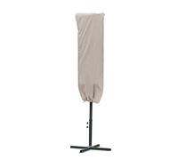 Outsunny Housse de protection pour parasol - Résistante aux intempéries - Coupe-vent - Fermeture à corde - Nettoyage facile - Pour parasol déporté - Diamètre : 60 x 160 cm - Kaki