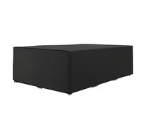 Outsunny Housse Salon de Jardin Étanche Anti-UV 222 x 155 x 67 cm Noir