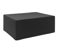 Outsunny Housse salon de jardin extérieure, bâche de protection extérieure, anti-UV, en polyéthylène de haute résistance, housse table de jardin, 235 x 190 x 90 cm, noir