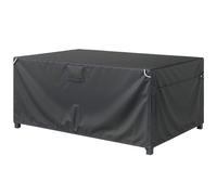 Outsunny Housse Salon de Jardin Extérieure Imperméable 420D Tissu Oxford, Anti-UV, Bâche de Potection Extérieure avec Évent et Sac de Rangement, pour Canapé de Patio, 180x120x74cm, Noir