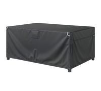 Outsunny Housse Salon de Jardin Imperméable 420D Anti-UV 180x120x74cm Noir
