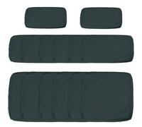 Outsunny Housses de Rechange pour Ensemble de canapé de Jardin, Housse de Coussin de canapé de Jardin en rotin en Polyester de Remplacement pour extérieur - Aucun Coussin Inclus, Vert grisâtre