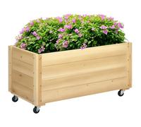 Outsunny - Jardinière - Bois de sapin - 89x48x47cm - Bois naturel