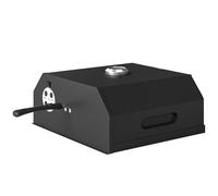 Outsunny Kit Four à Pizza pour Barbecue Four à Pizza Extérieur pour Barbecue 53 x 40 x 18,5 cm, noir