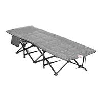 Outsunny Lit de Camping Pliable Robuste pour Adultes 68 x 190 x 48 cm Noir