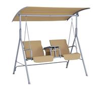Balancelle design de jardin 2 places acier polyester