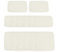 Outsunny - Lot De 14 Housses De Rechange Coussins Sélon De Jardin - 6 Housses Coussin D'assise, 8 Housses Coussin Dossier - Housses Zippées Polyester Déperlant Beige