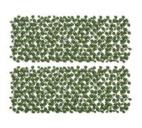 Outsunny Lot de 2 Haies Artificielles Treillis Extensible 2 x 1 m