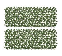 Outsunny Lot de 2 Haies Artificielles Treillis Extensible 2 x 1 m | Brise-Vue Canisse, Végétale, Feuillage Réaliste, Intérieur Extérieur