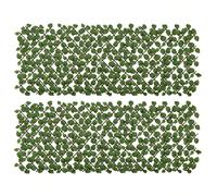 Outsunny Lot de 2 haies artificielles Treillis Extensible - Brise-Vue canisse végétale Feuillage réaliste, intérieur extérieur, 2 x 1 m Description:Avec cette clôture en feuilles artificielles Outsunn