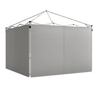 Outsunny – Panneaux latéraux pour gazebo 3x3/3x6 m – Lot de 2 panneaux de remplacement – Gris