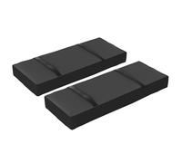 Outsunny Lot de 2 Sacs de Sable, Sacs de Poids lestés pour Parasol avec poignées, remplissables 25 kg, Tissu Oxford 600D, Noir