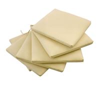 Outsunny - Lot de 6 Coussins de chaise de jardin - Polyester - 42x42x3cm - Beige