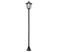 Outsunny - luminaire extérieur - Plastique - 26x26x177cm - Noir