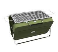 Outsunny Mini Barbecue à Charbon BBQ Portable Pliable 47x30x28cm Vert