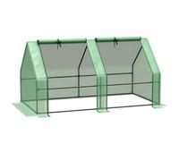 Outsunny - Mini Serre de Jardin - PE - 180x90x90cm - Vert