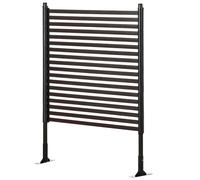 Outsunny Panneau clotûre de jardin brise vue en métal extérieur avec pieds ou piquets à planter, modulaire, 93L x 22l x 124H cm