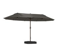 Outsunny parasol 460x270x240cm Gris