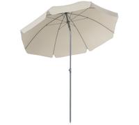 Outsunny - parasol - Aluminium - 202x202x230cm - Crème