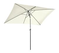 Outsunny Parasol de Jardin Droit Inclinable | Rectangulaire, Aluminium, Polyester Haute Densité