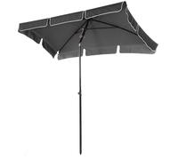 Outsunny - parasol - Aluminium - 198x130x245cm - Gris