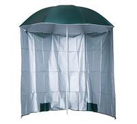 Outsunny Parasol de plage Ø 2,2 x 2,2 cm protection UV sac transport, sardines et lestage intégrés vert foncé