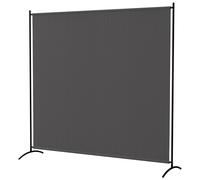 Outsunny Paravent Extérieur à Panneau Unique, Séparateur de Pièce de 180H cm avec Protection UV30+, Gris Foncé