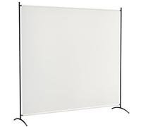 Outsunny Paravent Extérieur à Panneau Unique, Séparateur de Pièce de 180H cm avec Protection UV30+, Panneau Brise-Vue avec Base Stable pour Intérieur et Extérieur, Beige