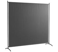 Outsunny Paravent Extérieur à Panneau Unique UV30+ 180H cm Gris Foncé | Séparateur de Pièce, Panneau Brise-Vue, Base Stable, pour Intérieur et Extérieur
