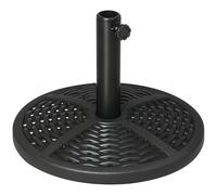Outsunny Pied de Parasol Base de lestage Parasol Ø 45 x 33H Poids Net 9 kg Noir