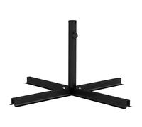 Outsunny - Pied de parasol - Métal - 100x100x75cm - Noir