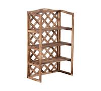 Outsunny Porte-Fleurs Étagère à Plantes Banc de Fleurs 3 étages en Bois de Sapin (modèle8)