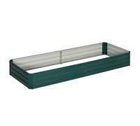 Outsunny - Potager de Jardin - Acier - 241x90,5x30cm - Vert