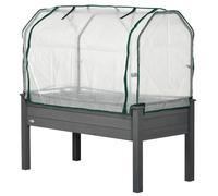 Outsunny Potager sur Pieds surélevé avec bâche Jardinière surélevée potager volume 104 L avec Trous de Drainage, Tissu non tissé