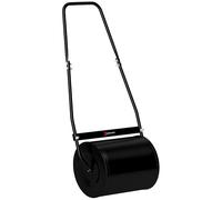 DURHAND Rouleau à gazon Outsunny - acier, poignée, lestage max 30 L, 47x32x105 cm, noir