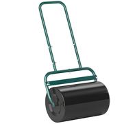 Outsunny Rouleau à gazon maniable, rouleau pratique pour pelouse, rouleau à gazon, rouleau de jardin, flexible, acier, 58L x 32,5B x 113H cm, Vert foncé
