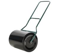 Outsunny Rouleau à gazon, rouleau de jardin 50 cm, remplissable avec 60 L d'eau ou de sable, noir et vert