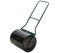 Outsunny Rouleau à Gazon, Rouleau de Jardin 50 cm, remplissable avec 60 L d'eau ou de Sable, poignée Ergonomique, Outil de Jardinage pour pelouse, Patio et Parc, Noir et Vert