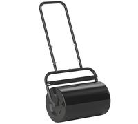 Outsunny Rouleau à gazon rouleau de jardin 50 cm, remplissage sable eau, poignée ergonomique, 58 x 32,5 x 113 cm, noir