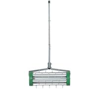 Outsunny Rouleau aérateur pour pelouse avec Manche télescopique, 98 x 45 x 87 cm, Vert