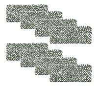 Outsunny Rouleau de haie artificielle de 8 pièces pour balcon et jardin, haie artificielle extensible avec feuilles fines vertes, 200 x 100 cm